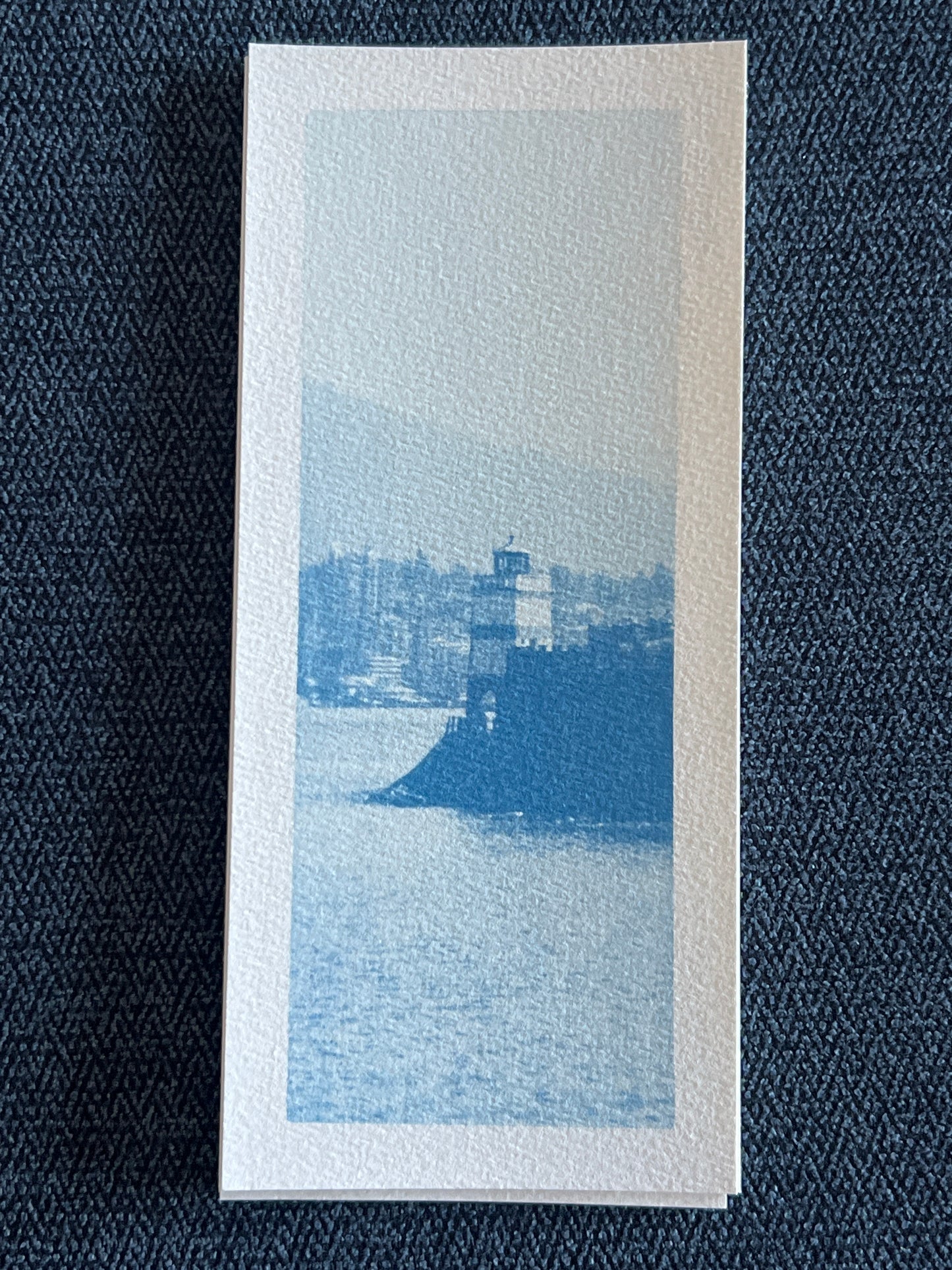 Light house cyanotype